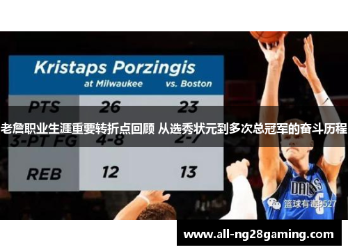 老詹职业生涯重要转折点回顾 从选秀状元到多次总冠军的奋斗历程